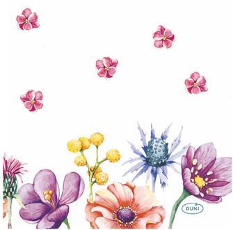 duni Servetten Breezy Butterflies 24cm multi