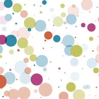 duni Servetten Festive Bubbles 33x33cm multi