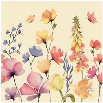 duni Servetten Floral Haven 33cm multi