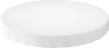 duni Tafelkleed - rond - D180 cm - wit - wegwerp - valt als linnen over de tafel
