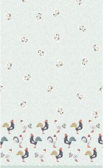 duni Tafellaken Easter Morning 138x220cm blauw