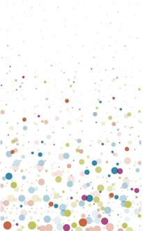 duni Tafellaken Festive Bubbles 138x220 wit