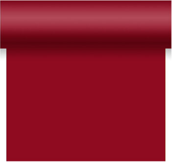 duni tafelloper - papier - bordeaux rood- 480 x 40 cm