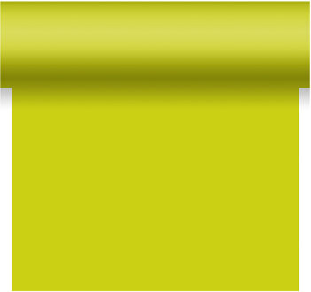 duni tafelloper - papier - limegroen - 480 x 40 cm