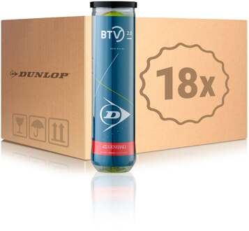 Dunlop 18x verpakking 4 stuks BTV 2.0 In een doos geel - nosize