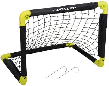 Dunlop 1x Opvouwbaar voetbaldoel 55 cm - Inklapbare voetbaldoelen - Kinderspeelgoed - Buitenspeelgoed Multikleur