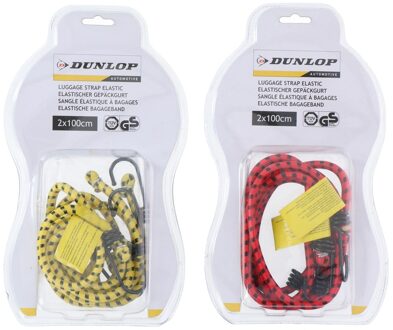 Dunlop 2x Dunlop bagagespin 8 mm Multi