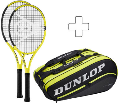 Dunlop 2x SX 300 Plus Tennistas zwart