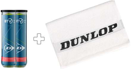 Dunlop 2x verpakking 4 stuks BTV 2.0 geel - nosize