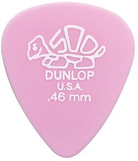 Dunlop 41-R-46 0.46 mm. plectra 0.46 mm. plectra, lichtroze, 72-pack