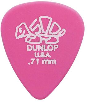 Dunlop 41-R-71 0.71 mm. plectra 0.71 mm. plectra, roze, 72-pack