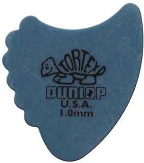 Dunlop 414-R-100 1.00mm. plectra 1.00mm. plectra, blauw, 72-pack
