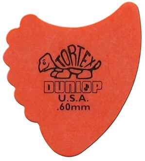 Dunlop 414-R-60 0.60 mm. plectra 0.60 mm. plectra, oranje, 72-pack