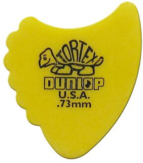 Dunlop 414-R-73 0.73 mm. plectra 0.73 mm. plectra, geel, 72-pack