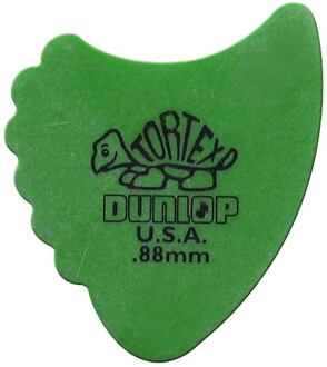 Dunlop 414-R-88 0.88 mm. plectra 0.88 mm. plectra, groen, 72-pack