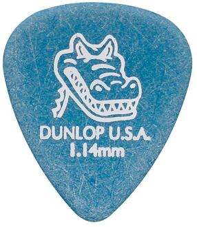 Dunlop 417-P-114 1.14 mm. plectra 1.14 mm. plectra, blauw, 12-pack