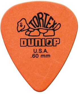 Dunlop 418-P-60 0.60 mm. plectra 0.60 mm. plectra, oranje, 12-pack