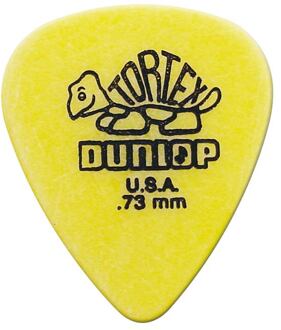 Dunlop 418-P-73 0.73 mm. plectra 0.73 mm. plectra, geel, 12-pack