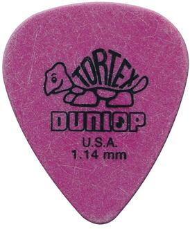Dunlop 418-R-114 1.14 mm. plectra 1.14 mm. plectra, paars, 72-pack
