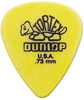 Dunlop 418-R-73 0.73 mm. plectra 0.73 mm. plectra, geel, 72-pack