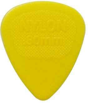 Dunlop 443-R-80 0.80 mm. plectra 0.80 mm. plectra, nylon, geel, 72-pack