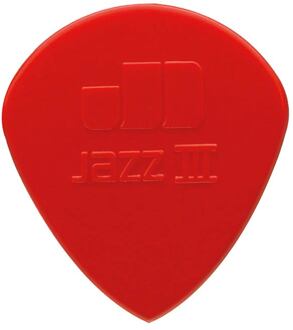 Dunlop 47-R-3N 1.38 mm. plectra 1.38 mm. plectra, nylon, rood, scherpe punt, 24-pack