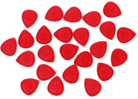 Dunlop 474-R-100 1.00 mm. plectra 1.00 mm. plectra, rood, 24-pack