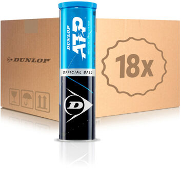 Dunlop ATP 18x Verpakking 4 Stuks In Een Doos geel - one size