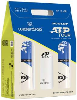 Dunlop ATP 2x 4er Dose + Waterdrop Tri-Pack geel - nosize