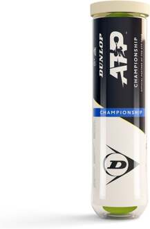 Dunlop ATP Championship Verpakking 4 stuks geel - nosize