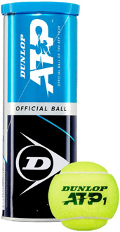 Dunlop Atp tennisbal 3 stuks Geel - One size