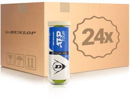 Dunlop ATP Verpakking 3 Stuks geel - nosize