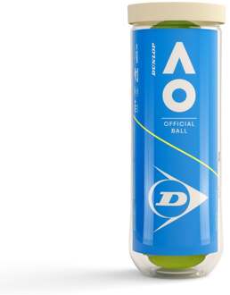 Dunlop Australian Open Verpakking 3 Stuks geel - nosize