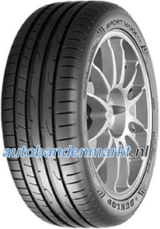 Dunlop car-tyres Dunlop Sport Maxx RT2 RunFlat ( 225/45 R19 92W *, met velgrandbescherming (MFS), runflat )