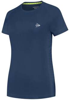 Dunlop Club Crew T-shirt Dames-Donkerblauw - S,L,XL,XXL