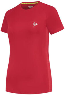 Dunlop Club Crew T-shirt Dames-Rood - XS
