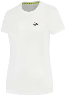 Dunlop Club Crew T-shirt Dames-Wit - M