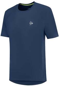 Dunlop Club Crew T-shirt Heren-Donkerblauw - S