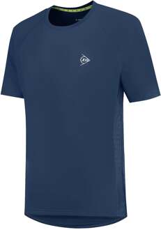 Dunlop Club Crew T-shirt Heren-Donkerblauw - XS,S,M,L,XL,XXL,3XL