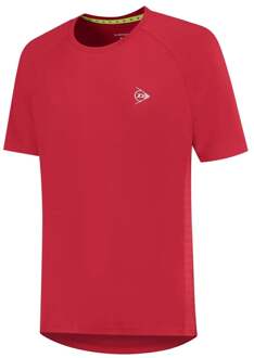 Dunlop Club Crew T-shirt Heren-Rood - S,L,XL