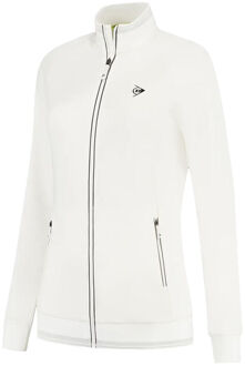 Dunlop Club Knitted Trainingsjack Dames-Wit - XS