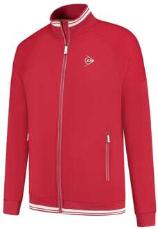 Dunlop Club Knitted Trainingsjack Heren-Rood - XXL