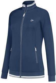 Dunlop Club Knitted Trainingsjack Meisjes-Donkerblauw - 152