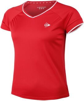 Dunlop Club Line Crew T-shirt Dames rood - XS,S