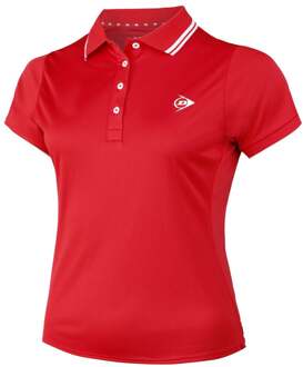 Dunlop Club Line Polo Dames rood - XS