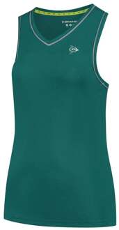 Dunlop Club Tanktop Dames-Donkergroen - S