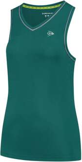 Dunlop Club Tanktop Dames-Donkergroen - XS,S,M,L,XL,XXL