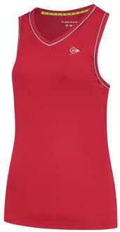 Dunlop Club Tanktop Dames-Rood - XS,S,L,XL
