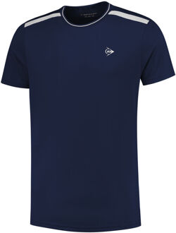 Dunlop Crew T-shirt Heren donkerblauw - S,L,XL,XXL