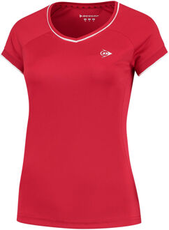 Dunlop Crew T-shirt Meisjes rood - 128,140,152,164,176